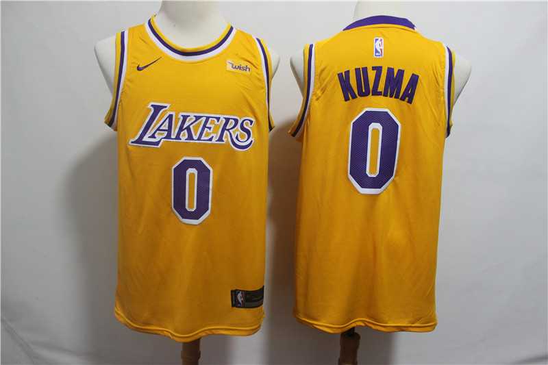 Lakers 0 Kyle Kuzma Gold 2018 19 Nike Swingman Jerseys,We sell and wholesale Lakers 0 Kyle Kuzma Gold 2018 19 Nike Swingman Jerseys on line form chian!